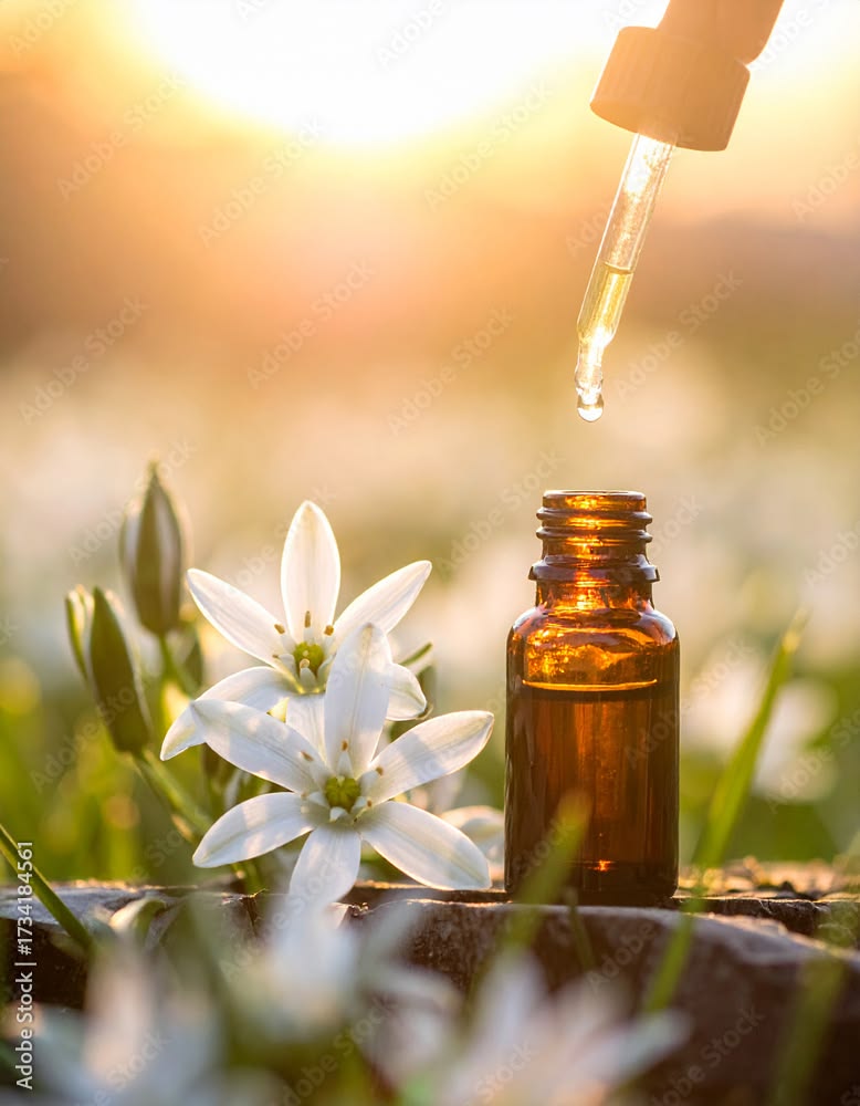 Flores silvestres em luz suave, usadas como imagem da seção de Florais de Bach